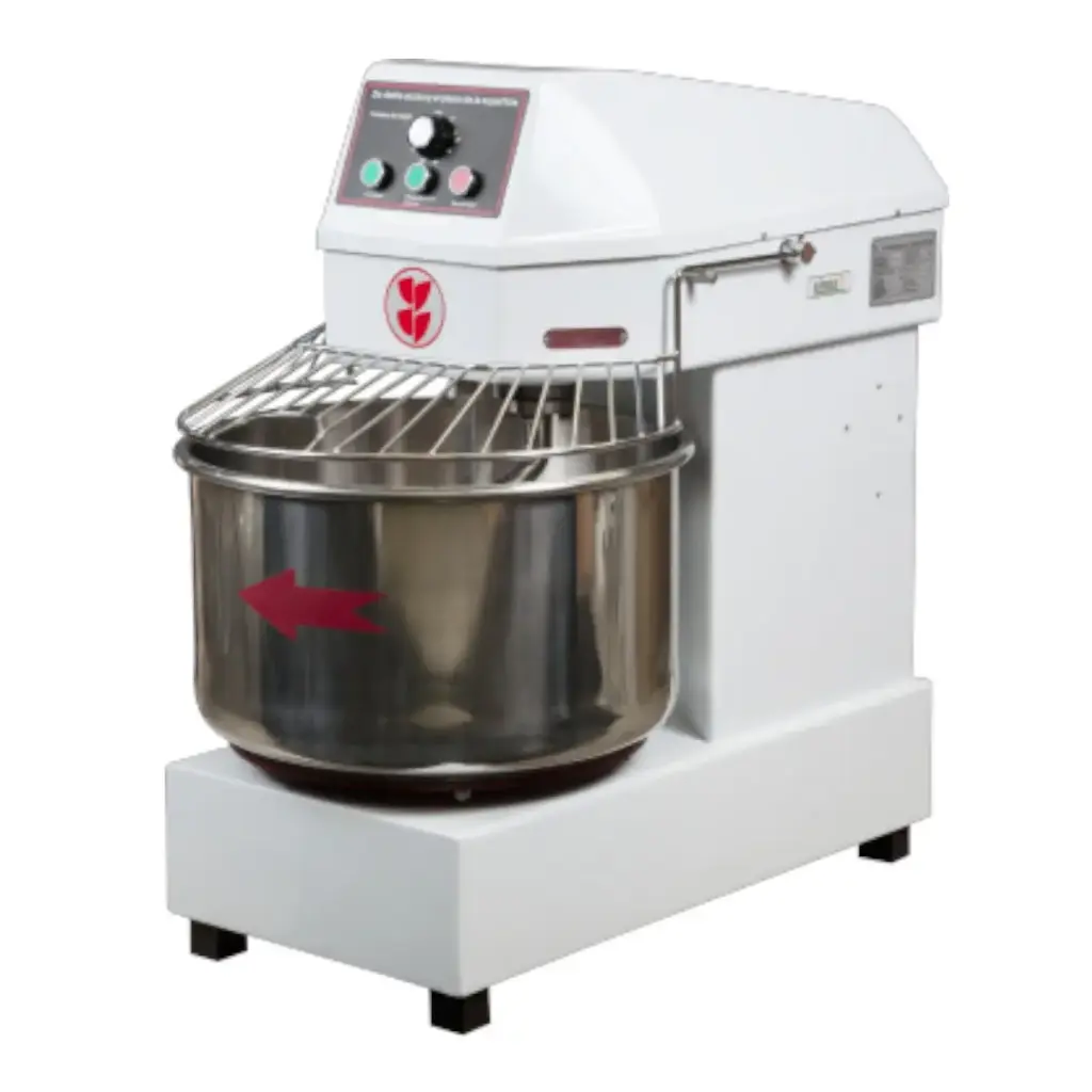 [1134] AMASADORA SEMI-RÁPIDA 25 KG (15 KG. HARINA) IMP. - 1 VEL., TACHO INOX (HS-40)