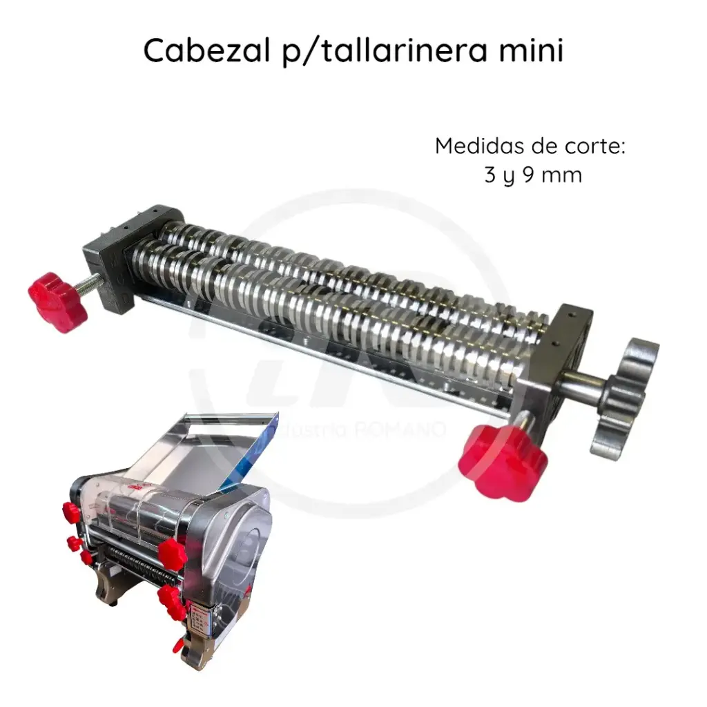CABEZAL P/TALLARINERA MINI: 3/9 MM